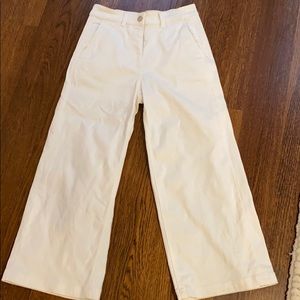 Everlane wide leg crop pant